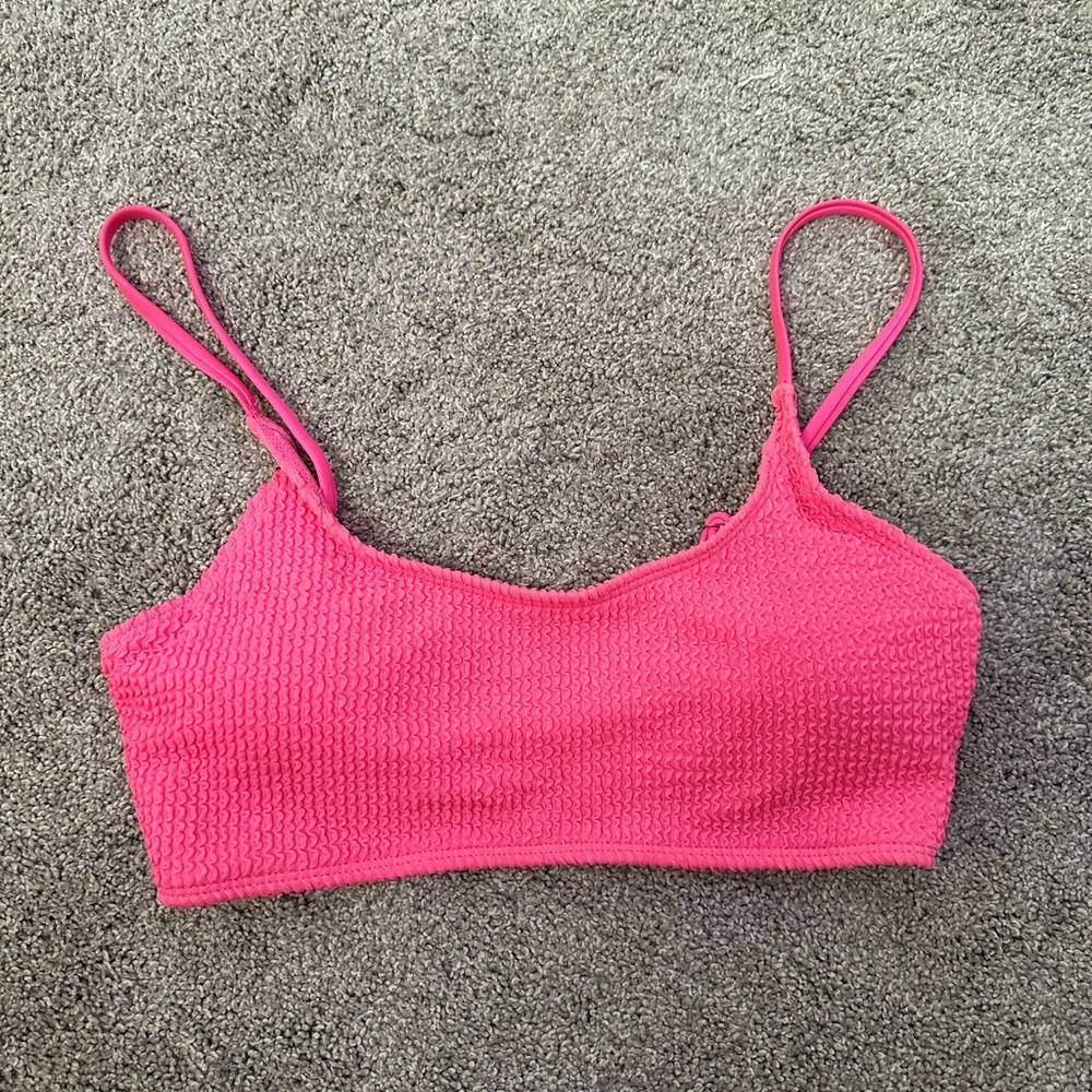 Pink Hollister Bikini Top